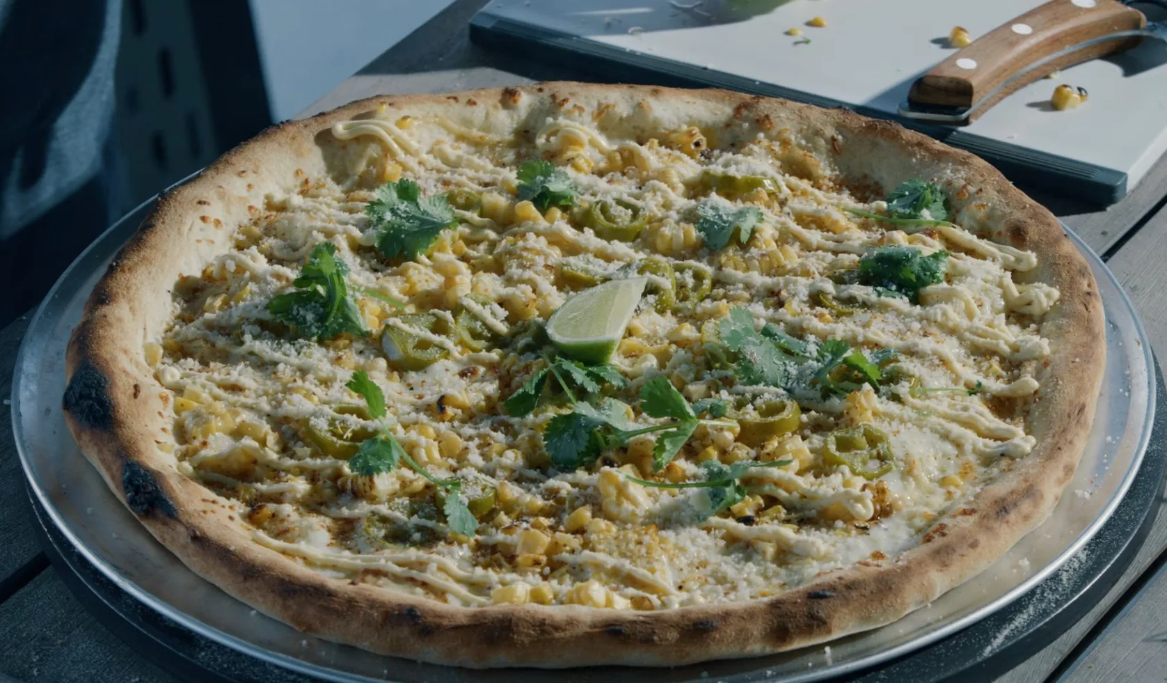 Elote Pizza